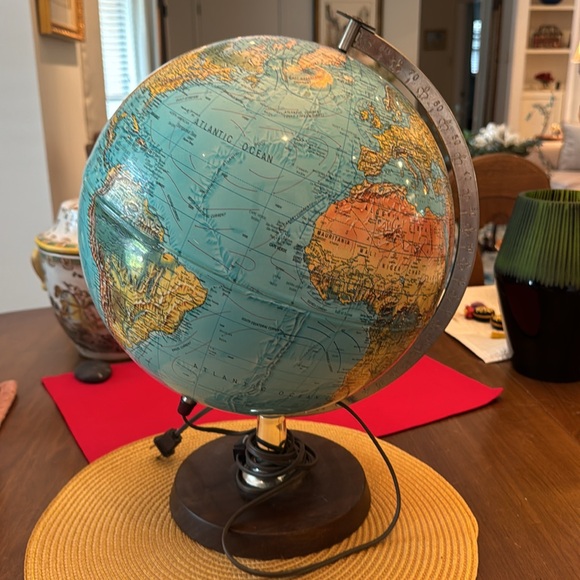 VINTAGE WORKING LAMP GLOBE - Picture 8 of 15